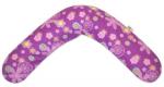 Theraline подушка для кормления 190 см фиолетовая "Цветочки"