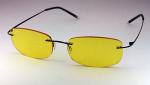 Alis96 Водительские релаксационные комбинированные очки (Федорова) в титановой оправе в футляре с салфеткой (арт.AD014)