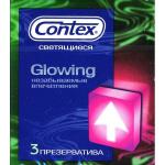 Презервативы Contex Glowing - 3 шт.